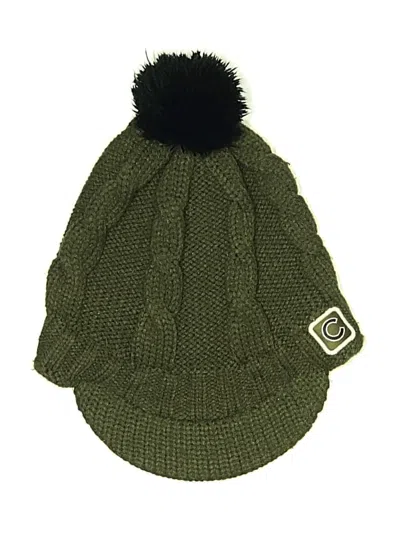 Pre-owned Nike Beanie Hat In Green