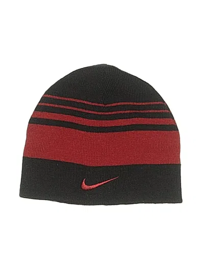 Pre-owned Nike Kids' Beanie Hat In Red