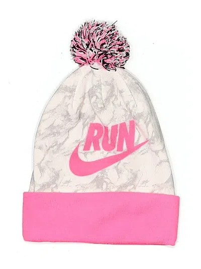 Pre-owned Nike Beanie Hat In White