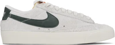 Nike Beige Blazer Low '77 Vintage Sneakers In Phantom/vintage Gree