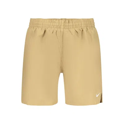 Nike Beige Polyster Men Boxer In Brown