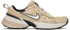Nike V2k Run Sneaker In Sesame/chrome-lt Ore