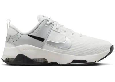 Pre-owned Nike Bella 6 Premium Metallic Silver (women's) Sneakers In Summit White/black/sail In Multi
