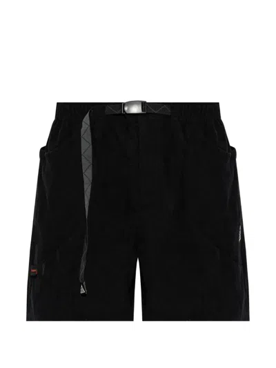 Nike Belted Corduroy Shorts In Black