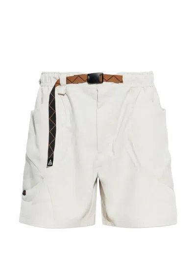 Nike Belted Corduroy Shorts In Neutral