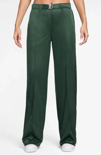 Nike Belted Pintuck Pants In Green