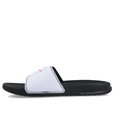 Nike Benassi Jdi 'black Game Red' In Multi