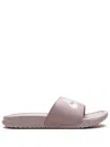 Nike Benassi Jdi "rose" Slides In Pink