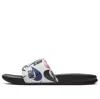 Nike Benassi Jdi Slide 'swoosh Print' In Black
