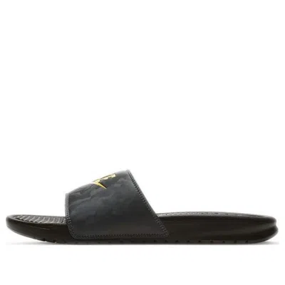 Nike Benassi Slide 'black Camo Orange'