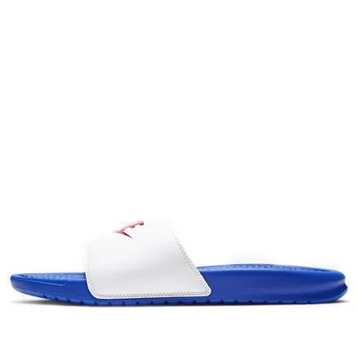 Nike Benassi Slide 'game Royal White' In Multi