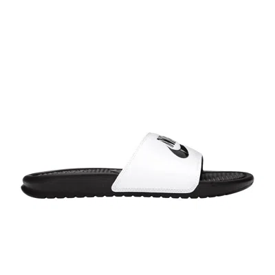 Pre-owned Nike Benassi Slides 'white' | Men's Size 10