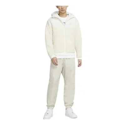 Nike Berber Fleece Jacket In White