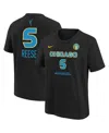 Nike Big Boys And Girls Angel Reese Black Chicago Sky 2024 Wnba Draft Name Number T-shirt In Black