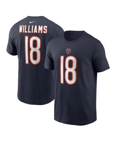 Nike Kids' Big Boys And Girls Caleb Williams Navy Chicago Bears 2024 Nfl Draft First Round Pick Fuse Name Numbe