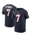 Nike Little Boys And Girls  C.j. Stroud Navy Houston Texans Player Name And Number T-shirt In Navy