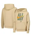 Nike Big Boys And Girls 3brand By Russell Wilson Tan All-day Performance Pullover Hoodie In Tan