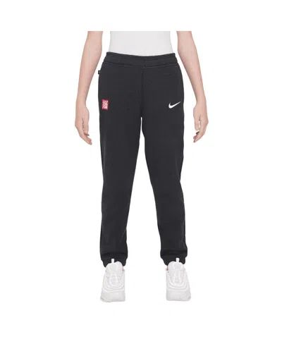 Nike Kids' Big Boys And Girls Anthracite Liverpool Air Pants In Black