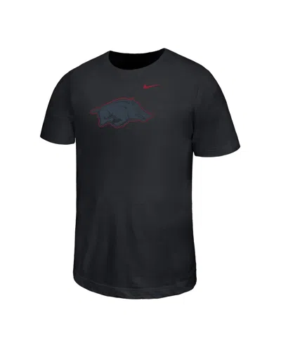 Nike Kids' Youth  Black Arkansas Razorbacks Legend Color Pop Performance T-shirt