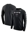 Nike Big Boys And Girls Black Army Black Knights 2024 Rivalry Collection Suit Long Sleeve T-shirt In Black