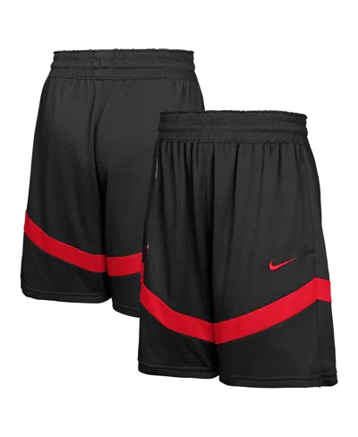 Nike Kids' Big Boys And Girls Black Chicago Bulls Practice Mesh Shorts