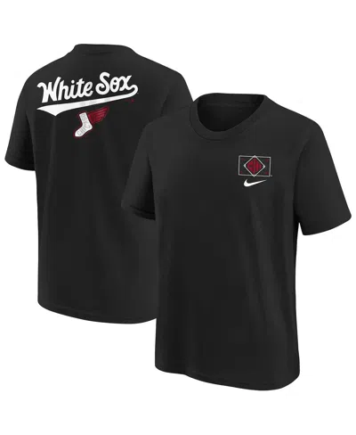 Nike Kids' Big Boys And Girls Black Chicago White Sox 2025 City Connect T-shirt