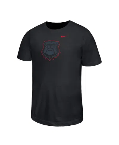 Nike Kids' Big Boys And Girls Black Georgia Bulldogs Legend Color Pop Performance T-shirt