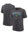 Nike Big Boys And Girls Black Jacksonville Jaguars Sideline Velocity Performance T-shirt In Black