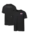 Nike Big Boys And Girls Black Kansas City Chiefs 2025 Nfl Crucial Catch Tri-blend Dri-fit T-shirt In Black