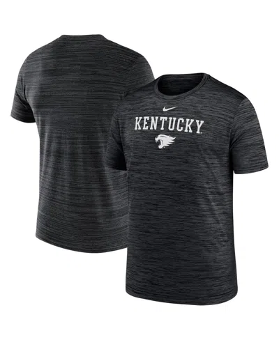 Nike Kids' Big Boys And Girls Black Kentucky Wildcats Velocity Performance T-shirt