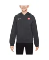 Nike Big Boys And Girls Black Liverpool Third Air Pullover Hoodie In Black