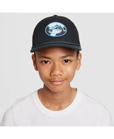 Nike Kids' Big Boys And Girls Black Rise Trucker Adjustable Hat
