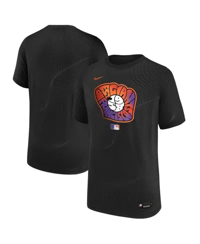 Nike Kids' Big Boys And Girls Black San Francisco Giants 2025 City Connect Legend T-shirt