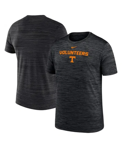 Nike Kids' Big Boys And Girls Black Tennessee Volunteers Velocity Performance T-shirt