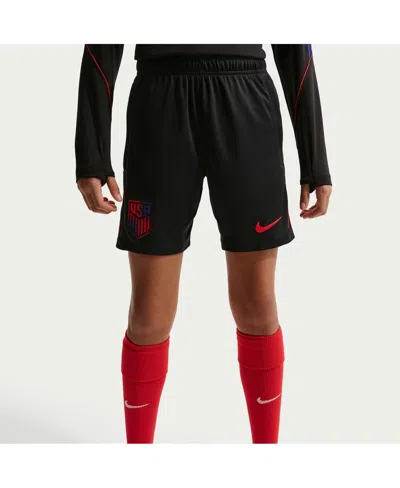 Nike Usmnt Strike Big Kids'  Dri-fit Soccer Knit Shorts In Black