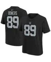 Nike Big Boys And Girls Brock Bowers Black Las Vegas Raiders Player Name Number T-shirt In Black