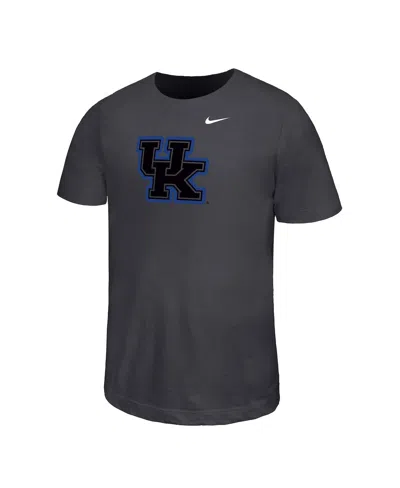 Nike Kids' Big Boys And Girls Charcoal Kentucky Wildcats Legend Color Pop Performance T-shirt
