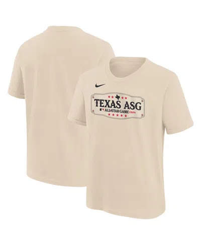 Nike Kids' Big Boys And Girls Cream 2024 Mlb All-star Game Graphic T-shirt
