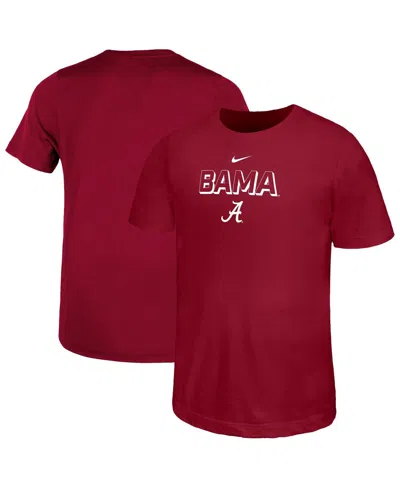 Nike Kids' Big Boys And Girls Crimson Alabama Crimson Tide Legend Performance T-shirt In Red