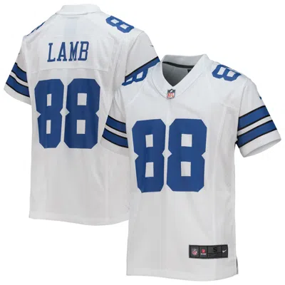 Nike Kids' Big Boys And Girls Dallas Cowboys Game Jersey In White,blue