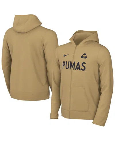 Nike Kids' Big Boys And Girls Gold Pumas 2025/26 Club Full-zip Jacket In Brown