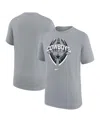 Nike Big Boys And Girls Gray Dallas Cowboys Icon Legend T-shirt In Gray