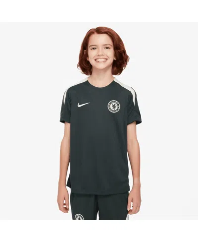 Nike Kids' Big Boys And Girls Green Chelsea 2025/26 Strike Raglan Top