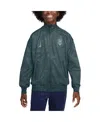 Nike Big Boys And Girls Green Tottenham Hotspur 2024/25 Third Academy Pro Anthem Full Zip Jacket In Green