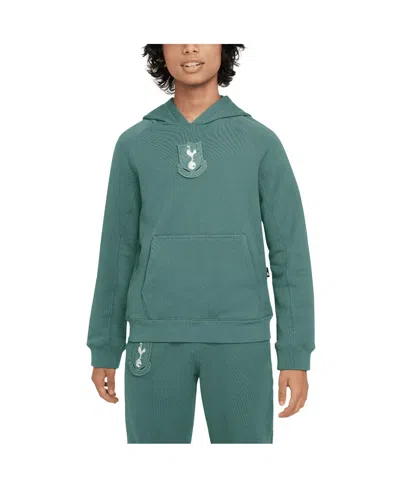 Nike Big Boys And Girls Green Tottenham Hotspur Third Air Pullover Hoodie
