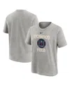 Nike Big Boys And Girls Heather Charcoal St. Louis Cardinals 2024 Rickwood Classic T-shirt In Heather Charcoal