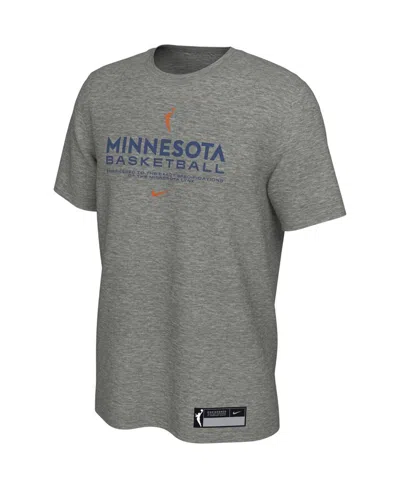 Nike Kids' Big Boys And Girls Heather Gray Minnesota Lynx Legend Practice Performance T-shirt