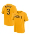 Nike Big Boys And Girls Jackson Merrill Gold San Diego Padres Player Name Number T-shirt In Gold