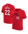 Nike Big Boys And Girls Jimmy Butler Red Miami Heat 2024/25 City Edition Name Number T-shirt In Red