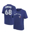 Nike Big Boys And Girls Jordan Romano Royal Toronto Blue Jays Player Name Number T-shirt In Royal